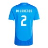 Original Fußballtrikot Italien Giovanni Di Lorenzo 2 Heimtrikot EURO 2024 Für Herren